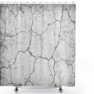 Personality  Dry Cracked Ground During Drought Shower Curtains