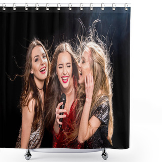 Personality  Three Gorgeous Women  Shower Curtains