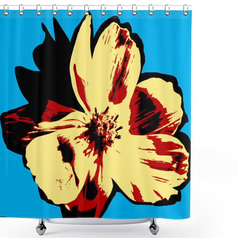 Personality  Cherry Blossoms Tree With Flowers In Spring Shower Curtains