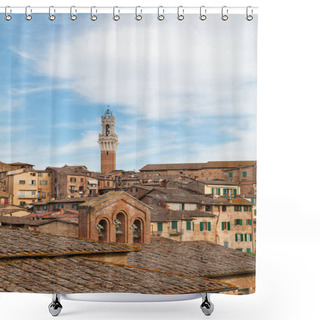 Personality  Siena Charming Medieval Town Shower Curtains
