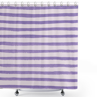 Personality  Watercolor Striped Background Shower Curtains