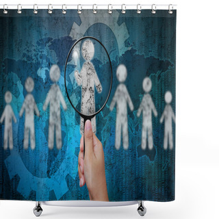 Personality  Choosing The Talent Person For Hiring In Magnifying Glass Shower Curtains