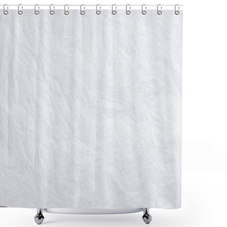 Personality  Paper Texture. Crumpled Sheet Of White Paper Shower Curtains