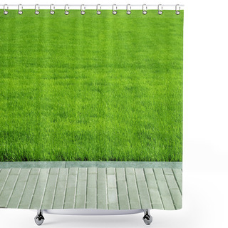 Personality  Lawn, Grass Plot Shower Curtains