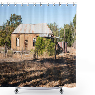 Personality  An Old House On A Farm Near Warren, In New South Wales, Australia Shower Curtains