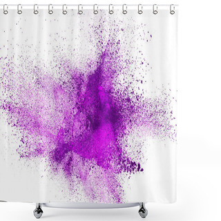 Personality  Abstract Background Of Powder Explosion Shower Curtains