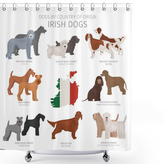 Personality  Dogs By Country Of Origin. Irish Dog Breeds. Shepherds, Hunting, Shower Curtains