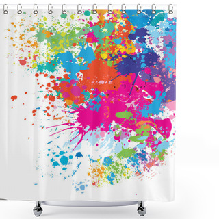 Personality  Color Background Shower Curtains