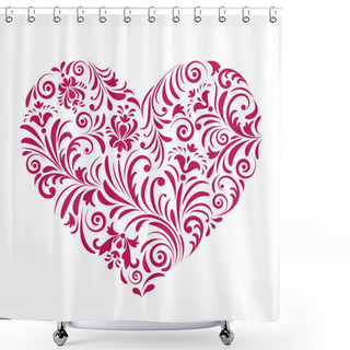 Personality  Valentine Heart Shower Curtains