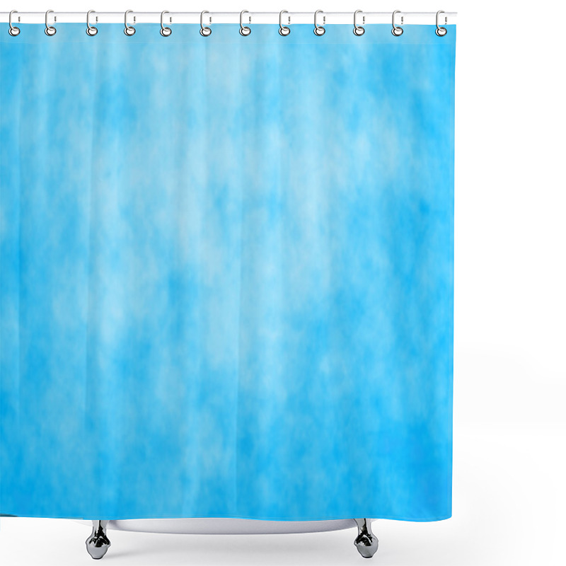 Personality  Light Blue Background Shower Curtains