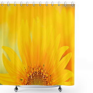 Personality  Beautiful Yellow Sunflower Shower Curtains