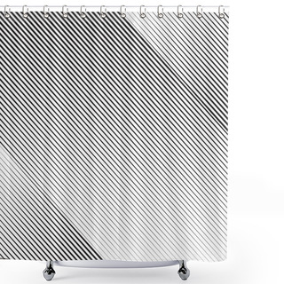 Personality  Diagonal Lines  Vector Shower Curtains