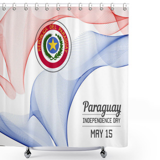 Personality  National Day Of Paraguay Shower Curtains