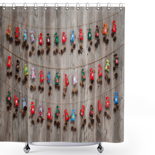 Personality  Cristmas Decoration Shower Curtains