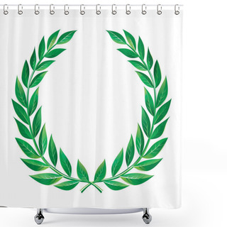 Personality  Laurel Wreath Shower Curtains