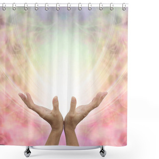 Personality  Angelic Healing Energy Shower Curtains