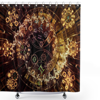 Personality  Lights Of Symbolic Meaning Shower Curtains