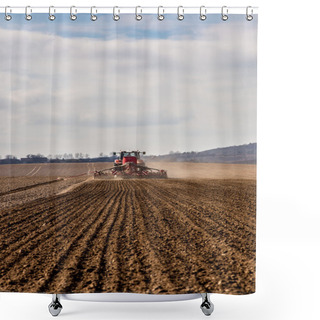 Personality  Spring Field Works Shower Curtains