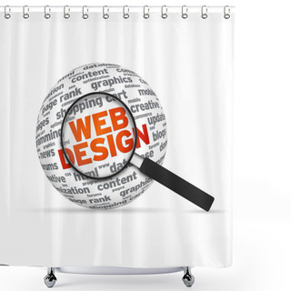 Personality  Web Design Shower Curtains