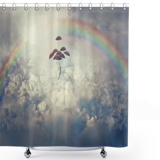 Personality  Rise Me Up Shower Curtains