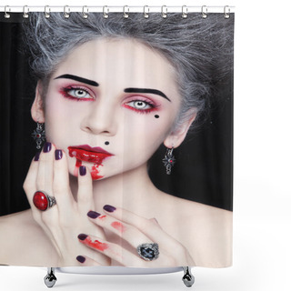 Personality  Vampire Shower Curtains