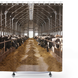 Personality  Cow Farm Agriculture Shower Curtains