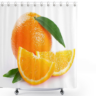 Personality  Fresh Orange Shower Curtains