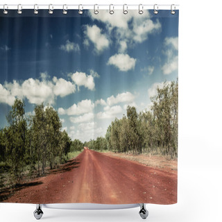 Personality  Northern Territory Road Shower Curtains