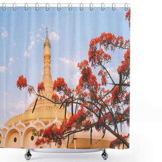 Personality  Temple Shower Curtains