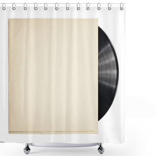 Personality  Vinyl Record Shower Curtains