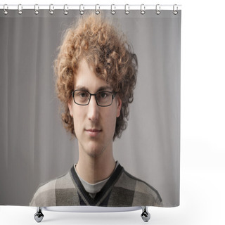 Personality  Handsome Guy Shower Curtains