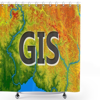 Personality  Geographic Information Systems, Gis, Cartography And Mapping. Web Mapping. GIS Day Shower Curtains