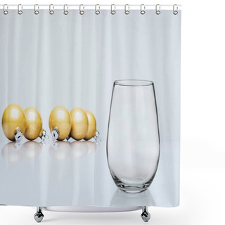 Personality  Christmas Stemless Wine Glass Mockup Shower Curtains