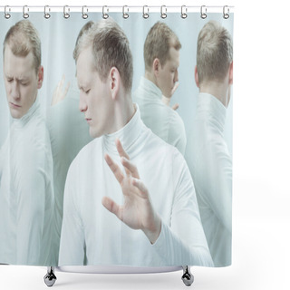 Personality  Split Personality Is His Curse Shower Curtains