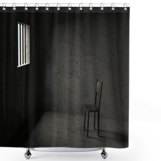 Personality  Detained - 3D Prison Shower Curtains