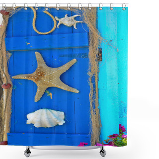 Personality  Colourful Fishy Collage Shower Curtains