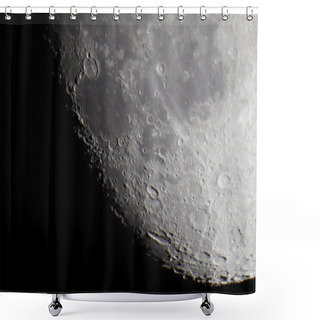 Personality  Moon - Waning Gibbous Shower Curtains