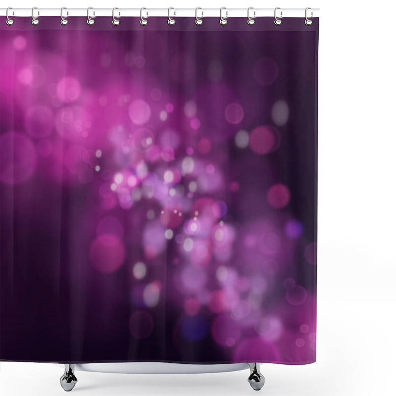 Personality  Festive Bokeh Background Shower Curtains