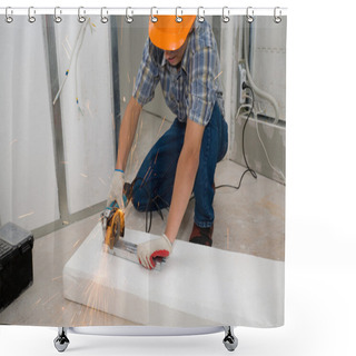 Personality  Metal Work Shower Curtains