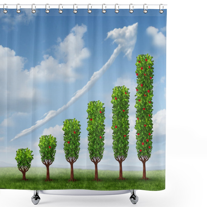 Personality  Growing Business Success shower curtains