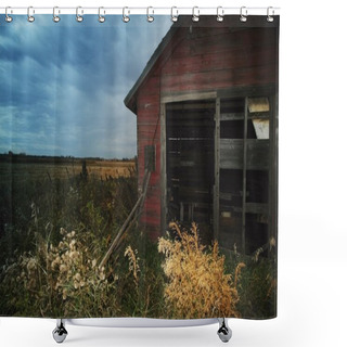 Personality  Old Building Shower Curtains
