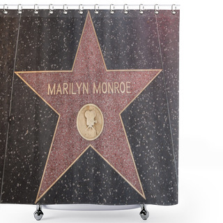 Personality  Marilyn Monroe Hollywood Star Shower Curtains