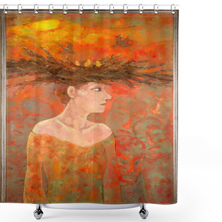 Personality  Natalia Babkina Artist, A Structure Or Place Made Or Chosen By A Shower Curtains