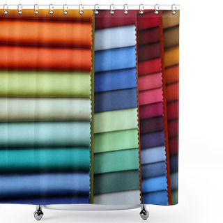 Personality  Color Samples Of A Fabric In Shop Shower Curtains
