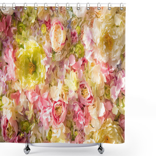 Personality  Beautiful Floral Background With Tender Flowers Shower Curtains