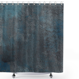 Personality  Close-up View Of Dark Rough Wall Textured Background, Full Frame View  Shower Curtains