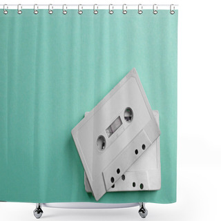 Personality  Old Audio Cassettes  Shower Curtains