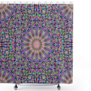 Personality  Bohemian Seamless Mandala Ornament Pattern Background Art Shower Curtains