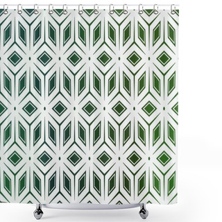 Personality  Modern Pattern With Curved Line. Geometric Elements. Blurred Gradient Background. Design For Screen, Presentation, Wallpaper. Holiday Object. Vector Illustration Shower Curtains