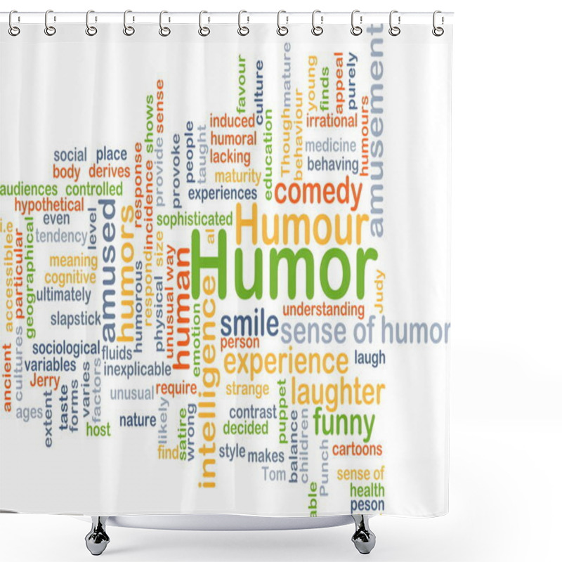 Personality  Humor Background Concept Shower Curtains